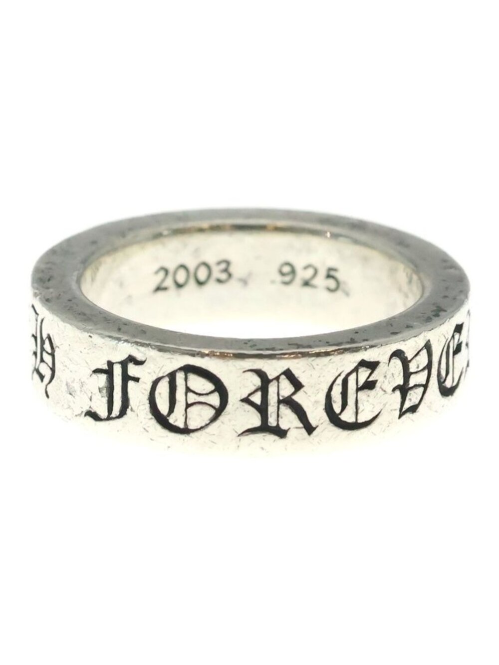 Chrome Hearts Spacer Forever Ring Silver